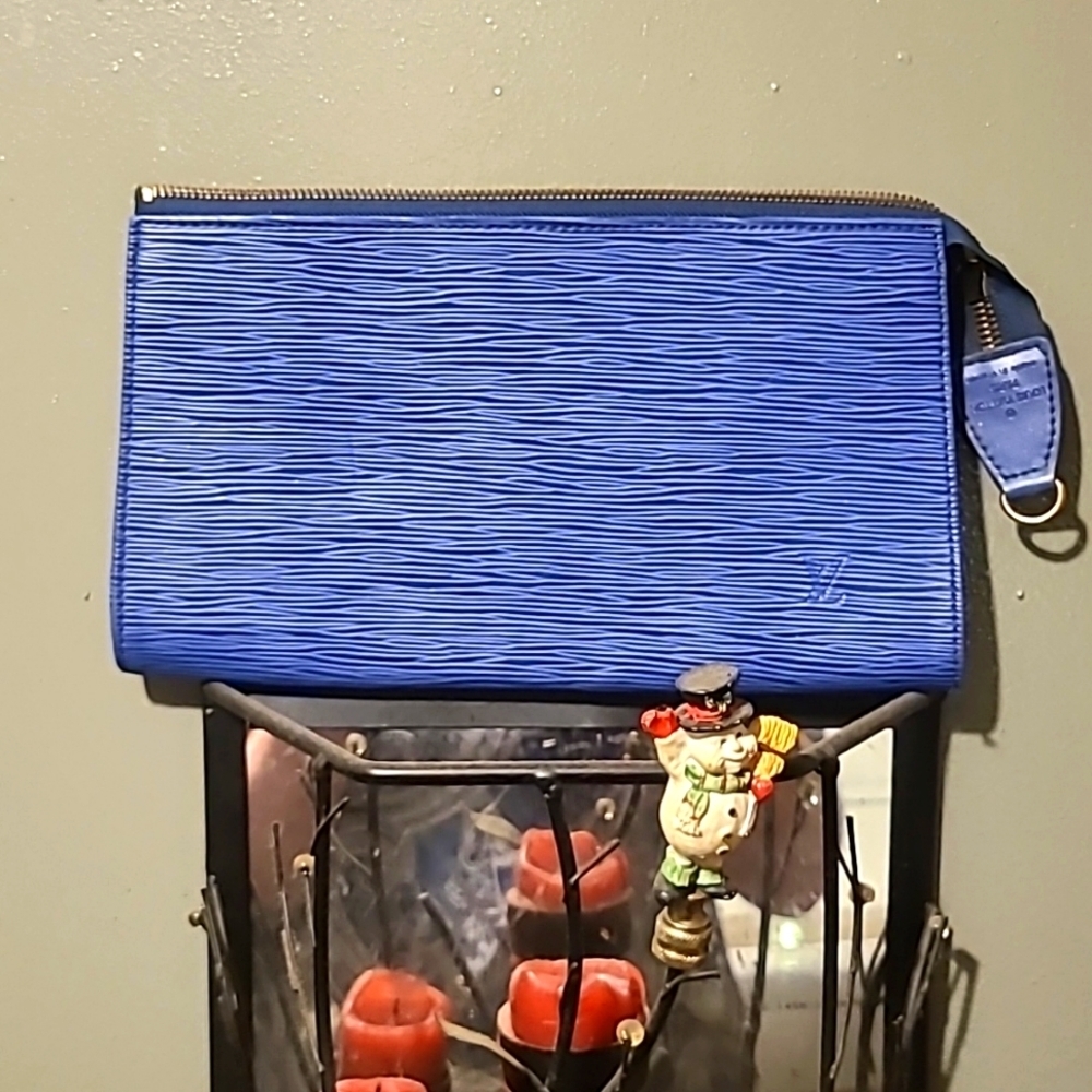 Vintage Louis Vuitton Blue/Purple Clutch